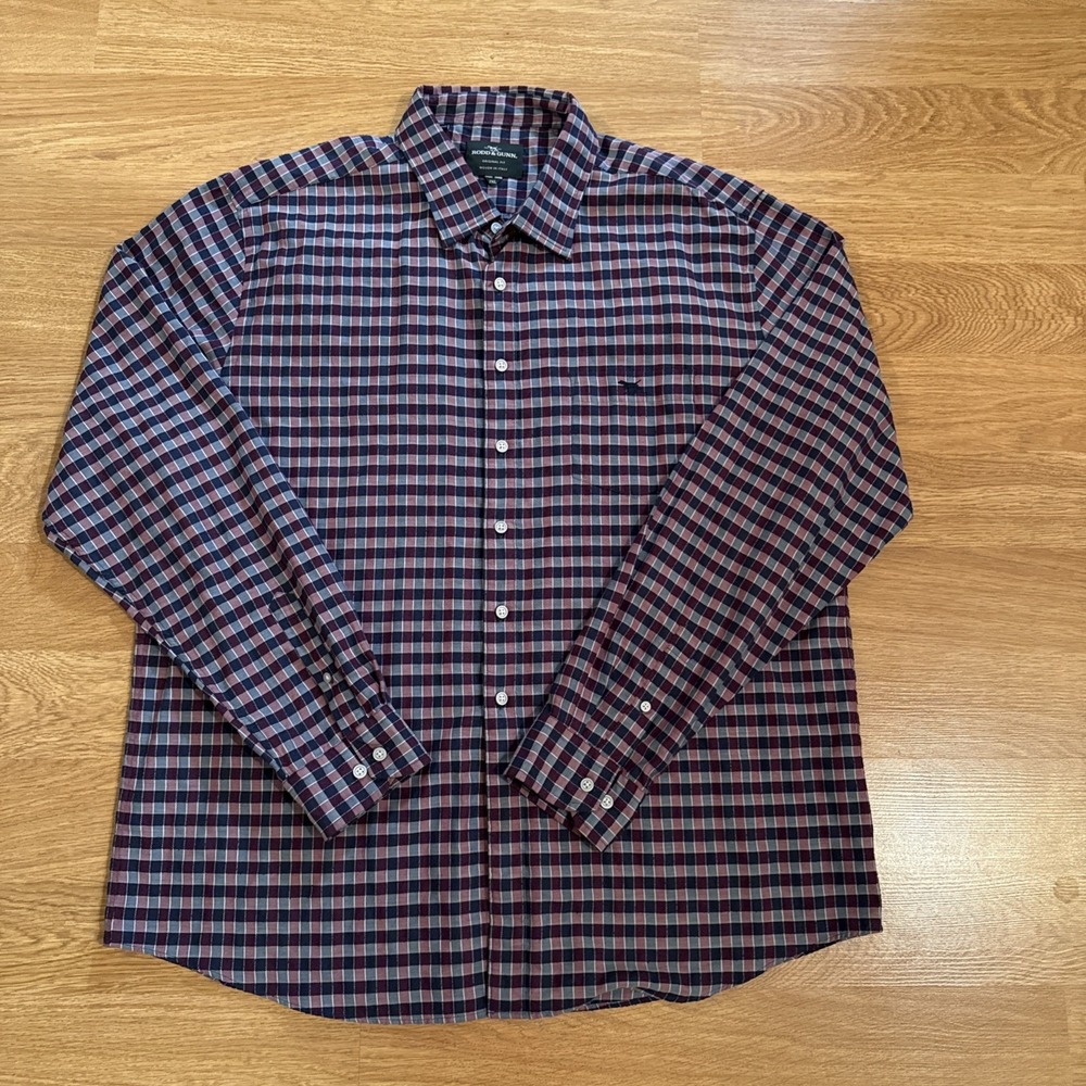 Rodd & Gunn Shirt Men's Multicolor Check 2XL Original Fit Woven‎ In Italy Preppy